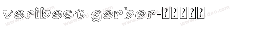 veribest gerber字体转换